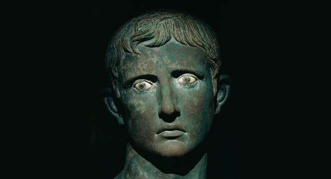 Bronze Head of Augustus